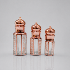 Empty Fancy Golden Attar Bottel 3,6,12ml- Modle No 730