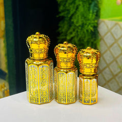 3,6,12ml Empty fancy Golden Attar bottle - Modle No 710.