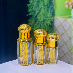 3,6,12ml fancy Golden Attar bottle - Modle No 735.