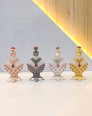 Fancy Metal Attar Bottles 10ml - Model No: 890