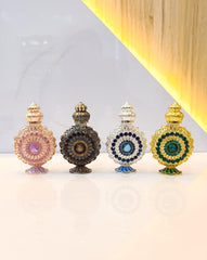 Fancy Metal Attar Bottles 10ml - Model No: 225