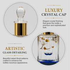 Empty Fancy Crystal Attar Bottel 6ml- Modle 908