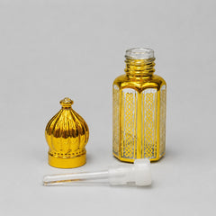 Empty Fancy Golden Attar Bottel 3,6,12ml- Modle No 715