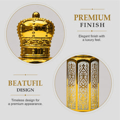 Empty Fancy Golden Attar Bottel 3,6,12ml- Modle No 750
