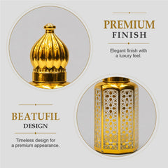 Empty Fancy Golden Attar Bottel 3,6,12ml- Modle No 715