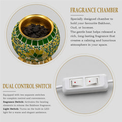 Fancy LED Bakhoor Dan - Modle BDS-014